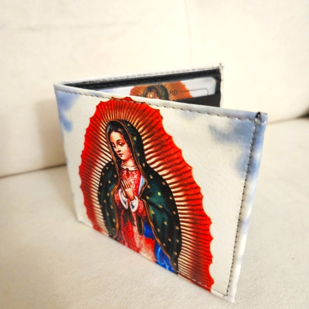Virgin Mary Print Wallet
